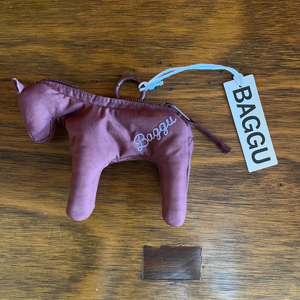BAGGU Horse Charm Mahogany Brown